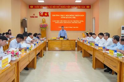 Thường trực HĐND tỉnh làm việc với UBND các địa phương