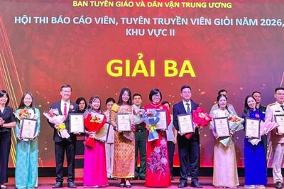 Đoàn tỉnh Quảng Trị đạt thành tích tốt tại hội thi Báo cáo viên, tuyên truyền viên giỏi toàn quốc năm 2026 (khu vực II)