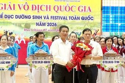 700 vận động viên tranh tài tại Giải vô địch Quốc gia Thể dục dưỡng sinh