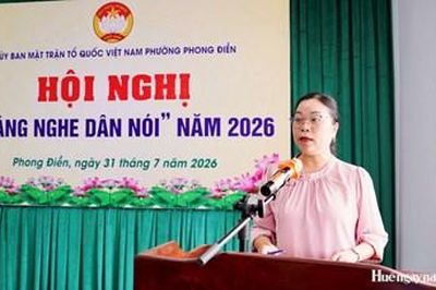Phong Điền tổ chức hội nghị 'Tháng nghe dân nói'