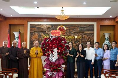Đoàn Trung ương GHPGVN chúc mừng Ngày truyền thống ngành Quản lý Nhà nước về tôn giáo