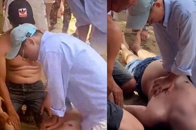 Nam sinh Trường Đại học Y Dược kịp thời cứu sống người đuối nước trên bãi biển