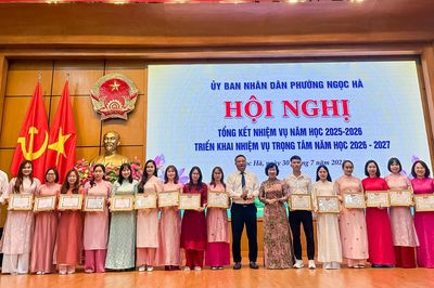 Phường Ngọc Hà tổng kết năm học 2025 - 2026