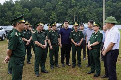 Cao Bằng: Khảo sát địa điểm tổ chức chương trình 'Thắp sáng đường biên - Đường cờ Tổ quốc' tại xã Trà Lĩnh