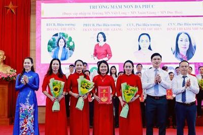 Xã Đa Phúc tinh gọn sắp xếp nâng cấp hệ thống trường học trên địa bàn