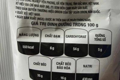 Hàm lượng natri trên nhãn thực phẩm: Đọc sao cho đúng?