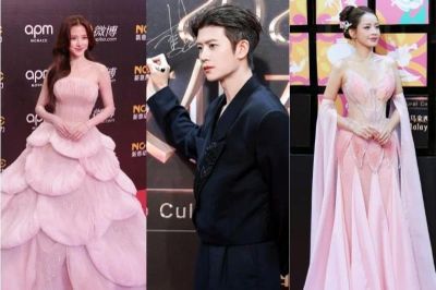 Thảm đỏ Weibo Gala: Chi Pu - Baifern hóa tiên hoa, khung hình chung đáng hóng