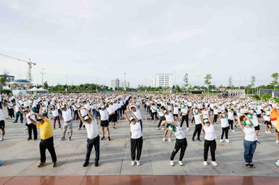 Hơn 1.000 người tham dự Chương trình 'Toàn dân tập luyện thể dục thể thao' năm 2026 tại Đồng Tháp