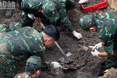 168 bộ hài cốt liệt sĩ đã được tìm thấy tại Công viên Lê Thị Riêng