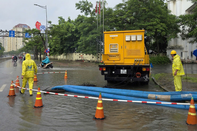 Hà Nội chủ động xử lý úng ngập trên địa bàn