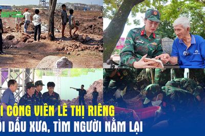 Tại Công viên Lê Thị Riêng: Nối dấu xưa, tìm người nằm lại