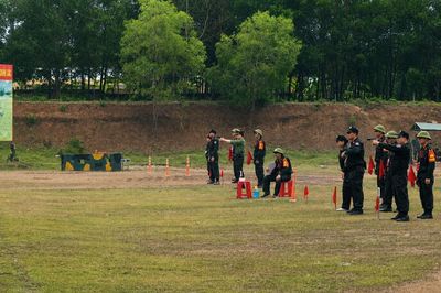 Khai thác tính thực chiến và khẳng định bản lĩnh người chỉ huy qua môn Bắn súng quân dụng