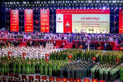 Phô diễn bản lĩnh, sức mạnh và trình độ của lực lượng Công an nhân dân
