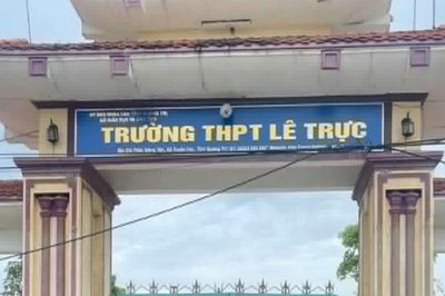 Quảng Trị hủy kết quả thi của 5 thí sinh, trong đó có con trai hiệu trưởng