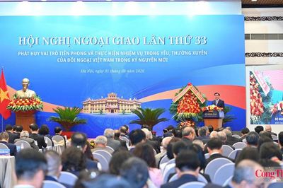 Hội nghị Ngoại giao 33: Đối ngoại góp phần kiến tạo kỷ nguyên phát triển mới