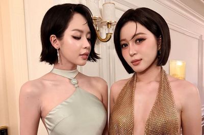 Thanh Thủy 'chữa cháy' sự cố váy áo chỉ trong tíc tắc cho nàng hậu Vbiz