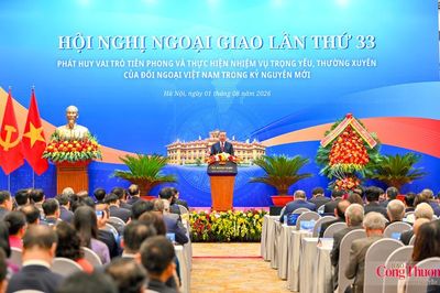 Chùm ảnh: Khai mạc Hội nghị Ngoại giao lần thứ 33