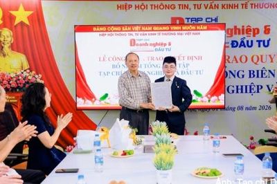 Nhà báo Đào Bình giữ chức Tổng Biên tập Tạp chí Doanh nghiệp và Đầu tư
