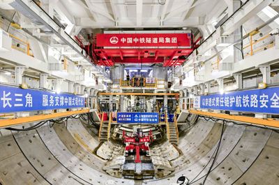 Trung Quốc lập kỷ lục mới với dự án đường sắt cao tốc dưới sông Dương Tử