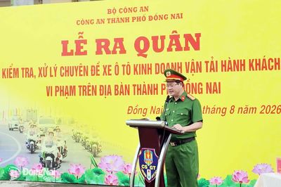 Ra quân kiểm tra, xử lý xe kinh doanh vận tải hành khách vi phạm