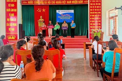 100 phụ nữ xã Cửu An được tập huấn bảo vệ môi trường