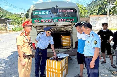 Xử phạt, tiêu hủy 148 kg sản phẩm động vật không rõ nguồn gốc