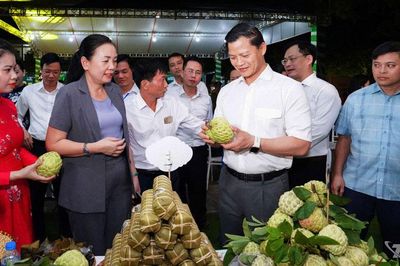 Khai mạc chương trình 'Xúc tiến, kết nối tiêu thụ sản phẩm na La Hiên và nông sản tỉnh Thái Nguyên 2026'