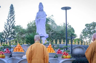 Lễ vía Bồ-tát Quán Thế Âm tại chùa Huê Nghiêm (phường An Khánh, TP.HCM)
