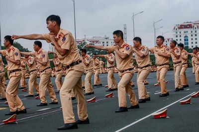 Hà Nội: Hơn 3.000 cảnh sát phô diễn kỹ thuật điều lệnh, võ thuật