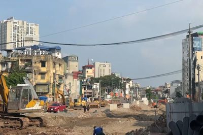 Dự án đường Vành đai 2,5 đoạn Nguyễn Trãi - Đầm Hồng bước vào giai đoạn nước rút
