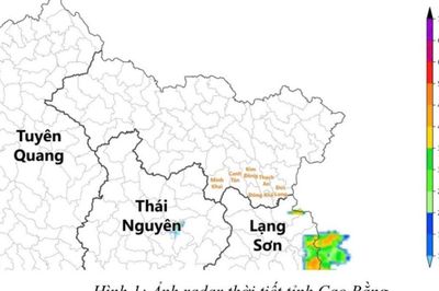 Cảnh báo dông, lốc, sét, mưa đá và mưa lớn cục bộ tỉnh Cao Bằng
