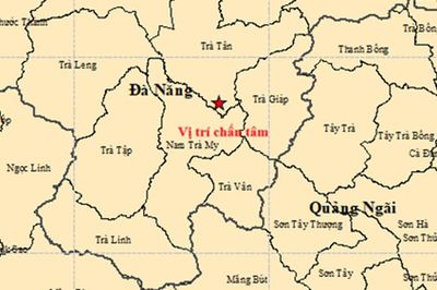 Sáng nay Đà Nẵng động đất 3.1 độ