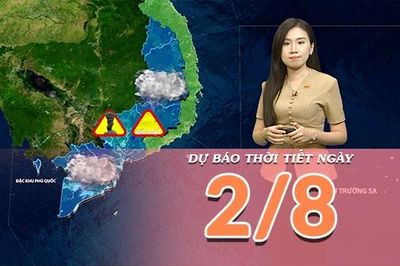 [Video] Dự báo thời tiết ngày 2/8/2026: Bắc Bộ mưa dông rải rác, Trung Bộ nắng nóng cục bộ