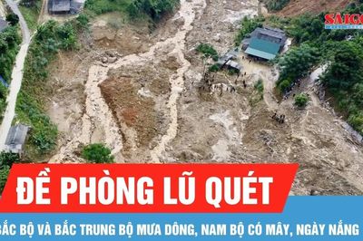 Thời tiết ngày 2-8: Bắc bộ và Bắc Trung bộ có mưa dông, đề phòng lũ quét