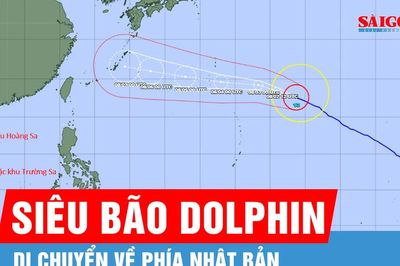 Siêu bão Dolphin giảm cấp, di chuyển về phía Nhật Bản