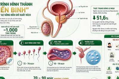 Giải mã hành trình gần 3 tháng tạo nên một tinh trùng khỏe mạnh