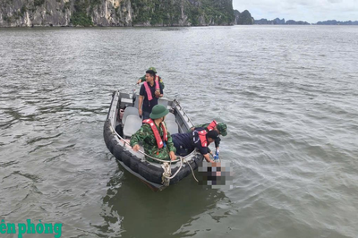 Tìm thấy thi thể máy trưởng trượt chân rơi xuống biển mất tích