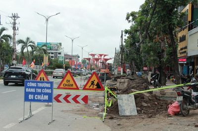 Hà Tĩnh: Tăng tốc dự án 325 tỷ đồng 'Chỉnh trang nâng cấp tuyến đường Quốc lộ 1A'