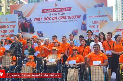 Hàng ngàn người đi bộ, chung tay xoa dịu nỗi đau da cam