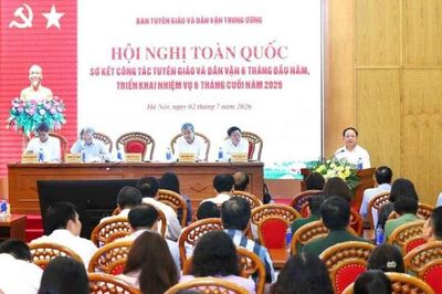 Đổi tên Ban Tuyên giáo và dân vận Trung ương thành Ban Tuyên giáo Trung ương