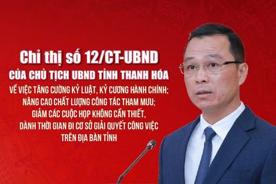 Chỉ thị của Chủ tịch UBND tỉnh về tăng cường kỷ luật, kỷ cương hành chính, nâng cao chất lượng tham mưu; giảm các cuộc họp không cần thiết, dành thời gian đi cơ sở giải quyết công việc trên địa bàn tỉnh