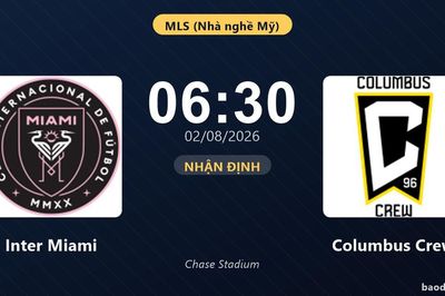 Nhận định Inter Miami vs Columbus Crew: đội hình dự kiến