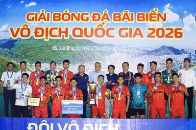 Đà Nẵng vô địch Giải bóng đá bãi biển quốc gia