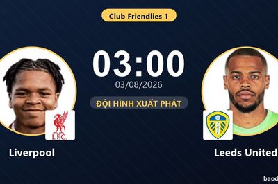 TRỰC TIẾPTrực tiếp Liverpool vs Leeds United: Đội hình xuất phát