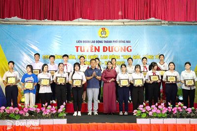 Tuyên dương 665 con công nhân, lao động Học giỏi, sống tốt
