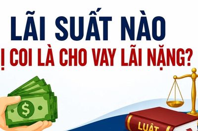 Infographic Lãi suất nào bị coi là cho vay lãi nặng?