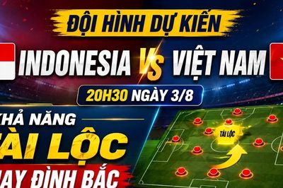 Đội hình dự kiến Indonesia vs Việt Nam (20h30 ngày 3/8): Khả năng Tài Lộc thay Đình Bắc