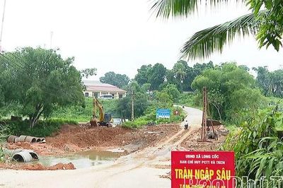 Gần 19,5 tỷ đồng xây dựng cầu vượt tràn lũ tại xã Long Cốc