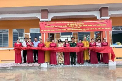 Tây Ninh: Khánh thành phòng học mang tên Anh hùng Vũ Xuân Thiều tại Trường Tiểu học Nhơn Ninh A