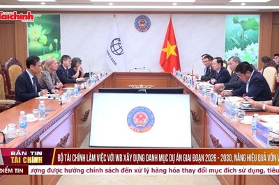 Bộ Tài chính làm việc với WB xây dựng danh mục dự án giai đoạn 2026 - 2030, nâng hiệu quả vốn vay
